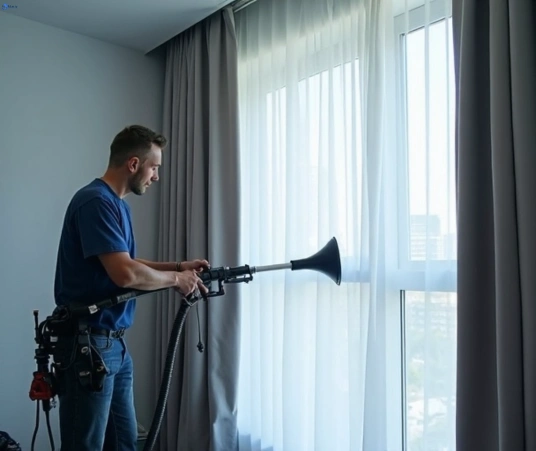 Professional drapes cleaning process tools Matty Curtain Cleaning gymea-bay-nsw